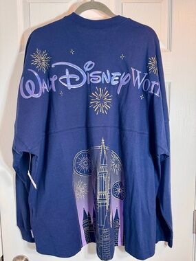 NWT Disney Parks Walt Disney World Castle Spirit Jersey XL